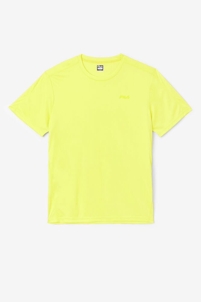 Fila Che Performance Yellow T-Shirt Mens - NZ 96784-IJFL